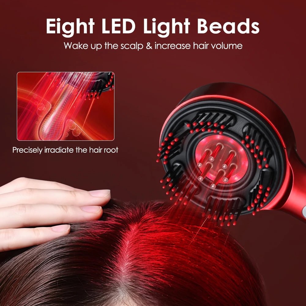Nuvexa GlowComb™ – 3-in-1 Red Light Therapy & Scalp Massage Comb (Copie)