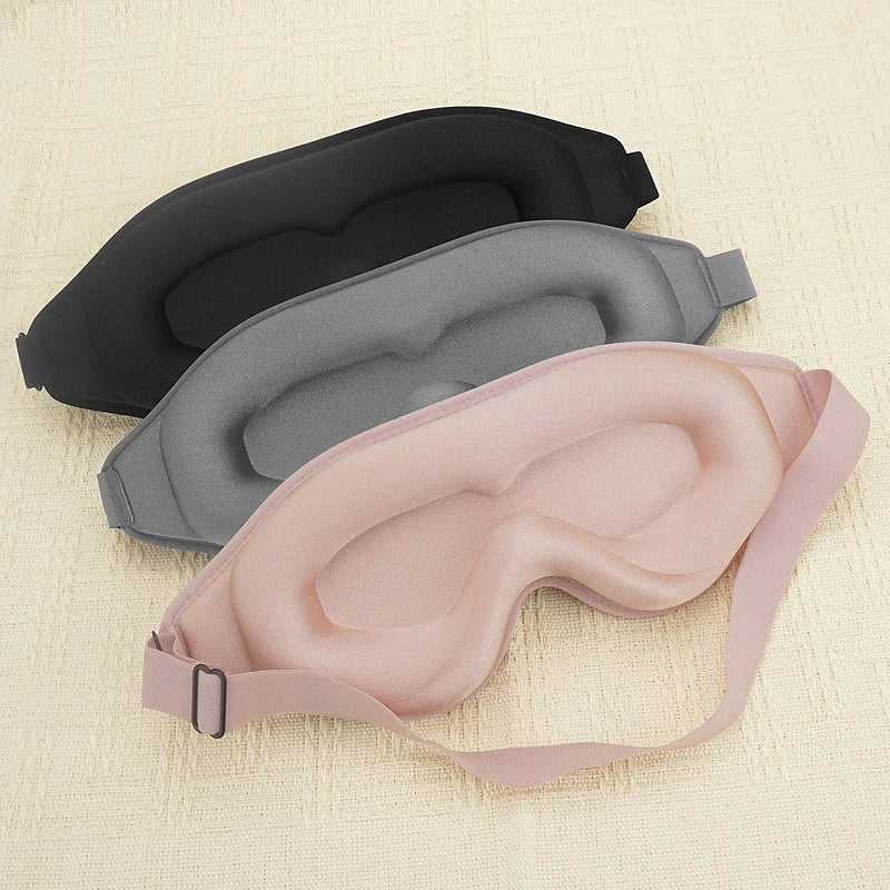 3D Contoured Sleep Mask – Designed for Total Darkness & Ultimate Comfort