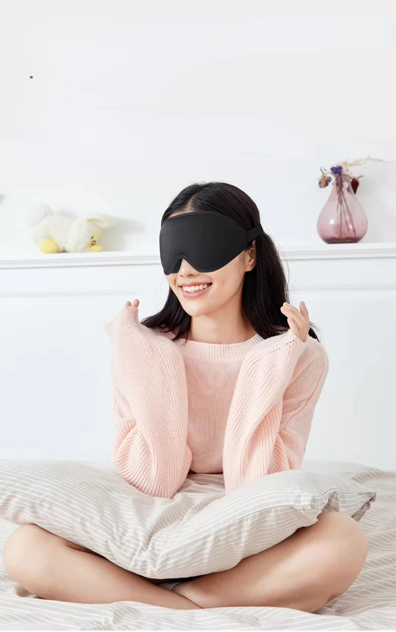 3D Contoured Sleep Mask – Designed for Total Darkness & Ultimate Comfort