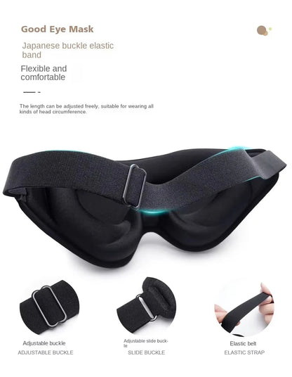 3D Contoured Sleep Mask – Designed for Total Darkness & Ultimate Comfort