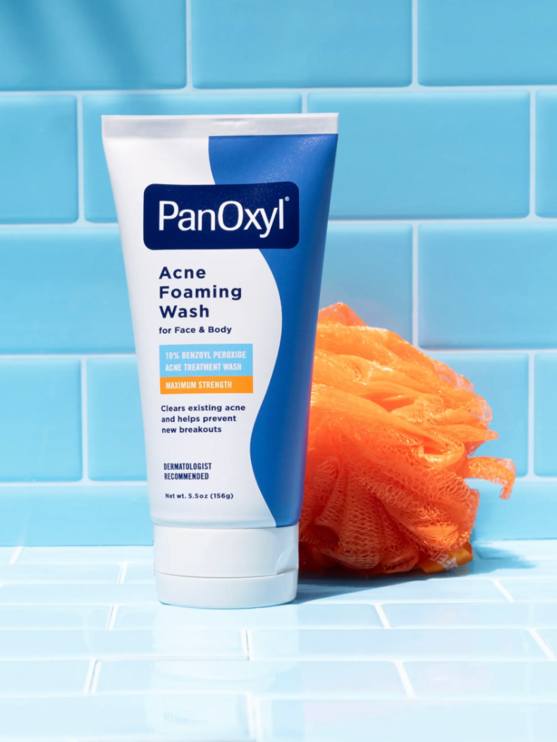 PanOxyl Acne Foaming Wash Benzoyl Peroxide 10% Maximum Strength Antimicrobial 5.5 Oz (Pack of 2)