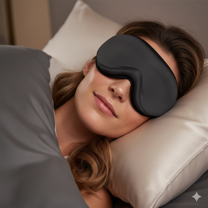 3D Contoured Sleep Mask – Designed for Total Darkness & Ultimate Comfort
