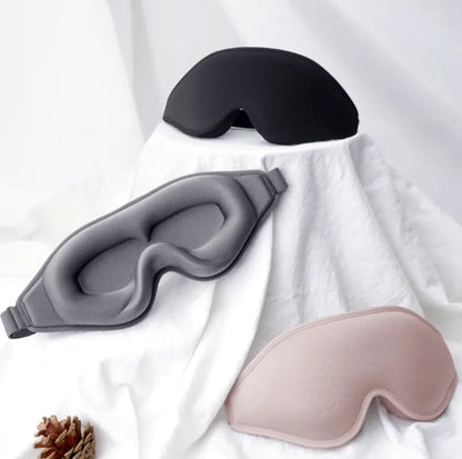 3D Contoured Sleep Mask – Designed for Total Darkness & Ultimate Comfort